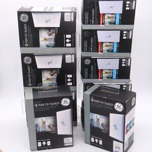 Lot of 10 GE Add-On Switch for GE Z-Wave/GE Zigbee Smart Lighting Controls NEW
